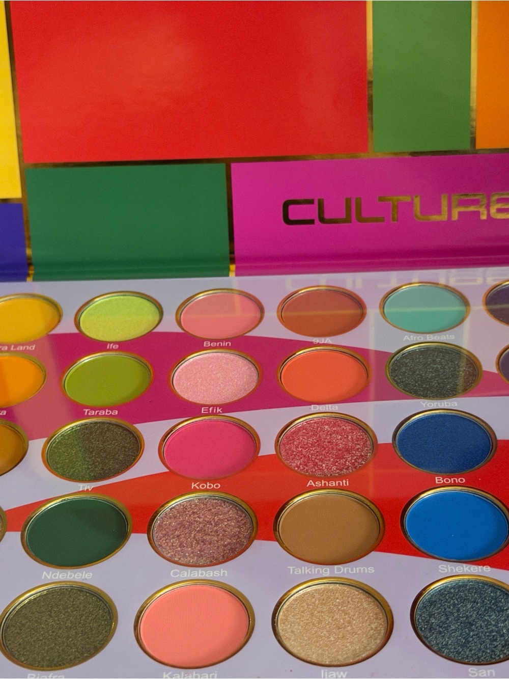 Eyeshadow Palette - Vibrant Pink & Multi Shades